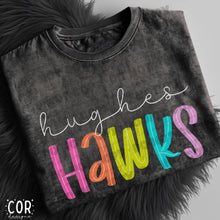 Load image into Gallery viewer, Neon Bright Line Hawks DROPDOWN TRANSFER COR