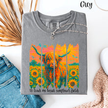 Load image into Gallery viewer, He Leads Me Sunflower Fields TRANSFER SDD APR