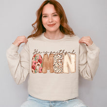 Load image into Gallery viewer, He Is Faithful Amen Jumbo Floral Spotted Letters TRANSFER SDD DEC 25