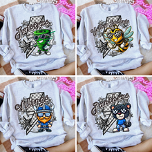 Load image into Gallery viewer, Checkered Lightening Bolt Mascots DROPDOWN TRANSFER CSD