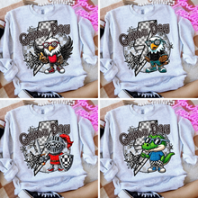 Load image into Gallery viewer, Game Day Mascots Checkered Bolt DROPDOWN TRANSFER CSD