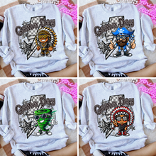 Load image into Gallery viewer, Game Day Mascots Checkered Bolt DROPDOWN TRANSFER CSD