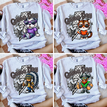 Load image into Gallery viewer, Game Day Mascots Checkered Bolt DROPDOWN TRANSFER CSD