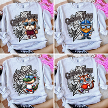 Load image into Gallery viewer, Game Day Mascots Checkered Bolt DROPDOWN TRANSFER CSD