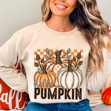 Load image into Gallery viewer, Hello Pumpkin Trio Checkered TRANSFER SDD