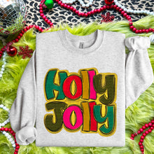 Load image into Gallery viewer, Holly Jolly Bold Letters TRANSFER SDD
