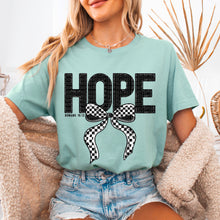 Load image into Gallery viewer, Hope Checkered Bow TRANSFER SDD FEB