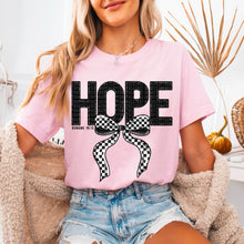 Load image into Gallery viewer, Hope Checkered Bow TRANSFER SDD FEB