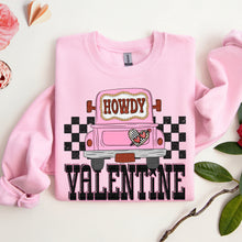 Load image into Gallery viewer, Howdy Valentine Pink Truck And Checkered TRANSFER SDD DEC 25