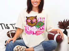 Load image into Gallery viewer, Pink Out Owls Football Collage TRANSFER TIB