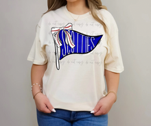 Load image into Gallery viewer, Baseball Pennant Bow Dropdown TRANSFER TGG FEB