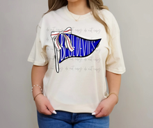 Load image into Gallery viewer, Baseball Pennant Bow Dropdown TRANSFER TGG FEB