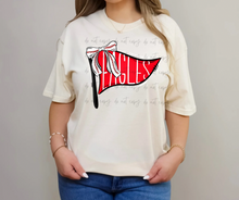 Load image into Gallery viewer, Baseball Pennant Bow Dropdown TRANSFER TGG FEB