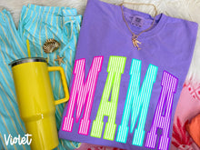 Load image into Gallery viewer, Mama Or Mini Bright Stripes DROPDOWN TRANSFER ET MAY 26