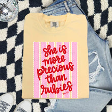 Load image into Gallery viewer, She Is More Precious Than Rubies Stripes TRANSFER TCC ET APR 26