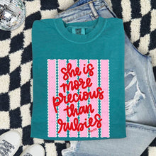 Load image into Gallery viewer, She Is More Precious Than Rubies Stripes TRANSFER TCC ET APR 26
