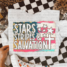 Load image into Gallery viewer, Stars Stripes & Salvation Color Dropdown TRANSFER OHDD MAY 25