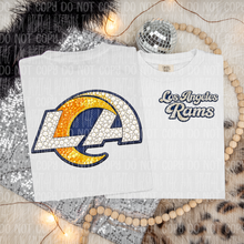 Load image into Gallery viewer, Denim Bling Team Dropdown With Pocket TRANSFER J&M JAN 26