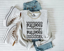 Load image into Gallery viewer, Black Checkered Script Mascots DROPDOWN TRANSFER PHDC