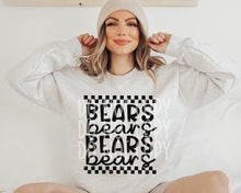 Load image into Gallery viewer, Black Checkered Script Mascots DROPDOWN TRANSFER PHDC