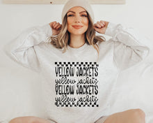 Load image into Gallery viewer, Black Checkered Script Mascots DROPDOWN TRANSFER PHDC