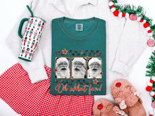 Load image into Gallery viewer, Oh What Fun Santa Polaroid BW 3 Block TRANSFER ET NOV 25
