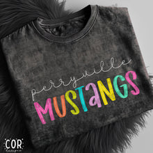 Load image into Gallery viewer, Neon Bright Line Mustangs DROPDOWN TRANSFER COR