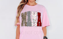 Load image into Gallery viewer, Mama Cherries Leopard Checker TRANSFER