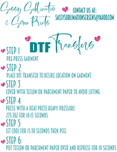 Load image into Gallery viewer, Custom DTF Transfer