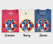 Load image into Gallery viewer, Floral 4th Of July Titles DROPDOWN TRANSFER SDD MAY