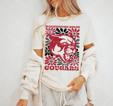 Load image into Gallery viewer, Groovy Floral Mascots DROPDOWN TRANSFER
