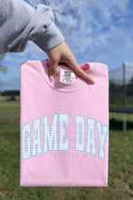 Load image into Gallery viewer, Blue Plaid Gameday Arch Lace TRANSFER TCC MAR 26