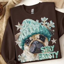 Load image into Gallery viewer, Stay Frosty Hand Painted Dog Collection Dropdown TRANSFER THREAD SEPT 25