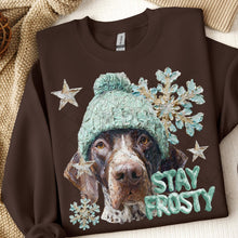 Load image into Gallery viewer, Stay Frosty Hand Painted Dog Collection Dropdown TRANSFER THREAD SEPT 25