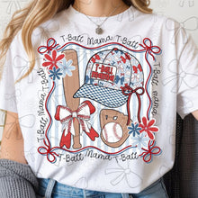 Load image into Gallery viewer, Baseball + T-Ball + Softball Mama Hat DROPDOWN TRANSFER MZM FEB 26