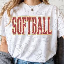 Load image into Gallery viewer, Baseball + Softball + T-Ball Distressed Varsity Letters DROPDOWN TRANSFER MZM FEB 26