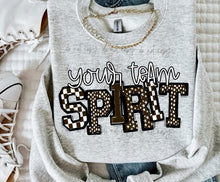 Load image into Gallery viewer, Sporty Team Name Spirit CUSTOMIZABLE DROPDOWN DTF Transfer
