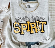 Load image into Gallery viewer, Sporty Team Name Spirit CUSTOMIZABLE DROPDOWN DTF Transfer