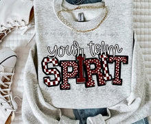 Load image into Gallery viewer, Sporty Team Name Spirit CUSTOMIZABLE DROPDOWN DTF Transfer