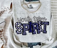 Load image into Gallery viewer, Sporty Team Name Spirit CUSTOMIZABLE DROPDOWN DTF Transfer