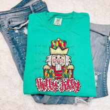 Load image into Gallery viewer, Holly Jolly Nutcracker Green Red Brushstroke TRANSFER ARA