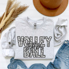 Load image into Gallery viewer, Volleyball Faux Embroidery Names DROPDOWN TRANSFER SDD FEB
