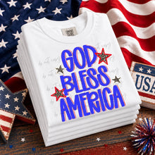 Load image into Gallery viewer, God Bless America Leopard Stars TRANSFER MAY 26