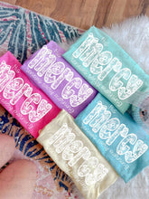 Load image into Gallery viewer, White Lace Faith Scripture Saying DROPDOWN TRANSFER MZM MAR 26