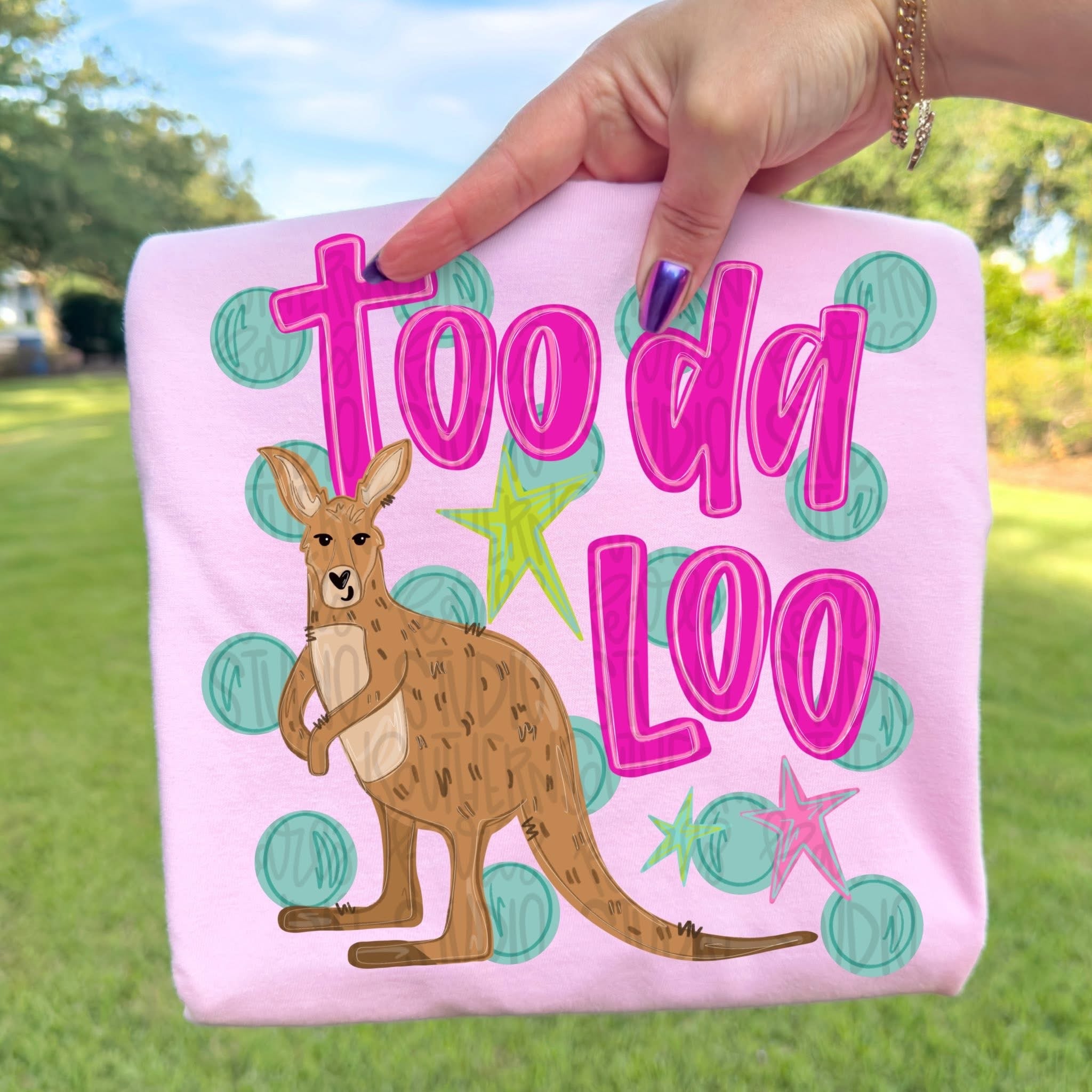 Too Da Loo Blue Polka TRANSFER SPO APR 26 – Sassy Sublimation & Screen ...