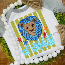 Load image into Gallery viewer, Lion Of Judah Stripes DROPDOWN TRANSFER SPO APR 26