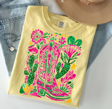 Load image into Gallery viewer, Boot Floral Collage TRANSFER