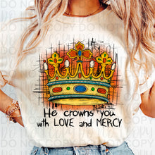 Load image into Gallery viewer, He Crowns You With Love And Mercy Sketch TRANSFER UAC JAN 26