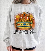 Load image into Gallery viewer, He Crowns You With Love And Mercy Sketch TRANSFER UAC JAN 26