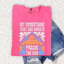Load image into Gallery viewer, Praise The Lord Floral TRANSFER ET MAR 26